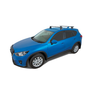 Rhino-Rack Vortex 2500 Black 2 Bar FMP Roof Rack for MAZDA CX-5 5DR SUV (02/2012-03/2017) - JA1914