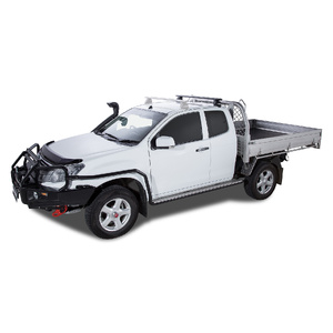 Rhino-Rack Vortex 2500 Black 1 Bar Roof Rack (Rear) for ISUZU D-Max Gen2 TF Space Cab 2DR Ute (01/2012-12/2020) - JA2105