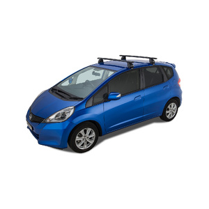 Rhino-Rack Vortex 2500 Black 2 Bar Roof Rack for HONDA Jazz 2nd Gen 5DR Hatch (08/2008-06/2014) - JA2185