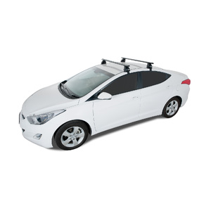 Rhino-Rack Vortex 2500 Black 2 Bar Roof Rack for HYUNDAI Elantra 4DR Sedan (06/2011-01/2016) - JA2212