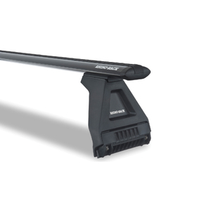 Rhino-Rack Vortex RL150 Black 2 Bar Roof Rack for TOYOTA 4 Runner Gen1 4DR 4WD (07/1984-10/1989) - JA2494
