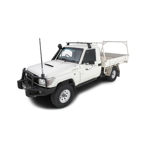 Rhino-Rack JA2722 Vortex RL150 Black 1 Bar Roof Rack for TOYOTA Land Cruiser 79 Series Cab Chassis 2DR 4WD (03/2007-Current)