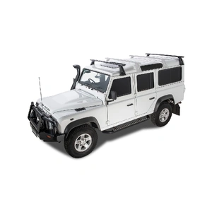 Rhino-Rack JA2737 Vortex RL210 Black 2 Bar Roof Rack for LAND ROVER Defender 110 (incl. Hard Top) 4DR 4WD (03/1993-12/2020)