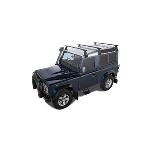 Rhino-Rack JA2775 Vortex RL210 Black 3 Bar Roof Rack for LAND ROVER Defender 90 2DR 4WD (02/2010-12/2020)