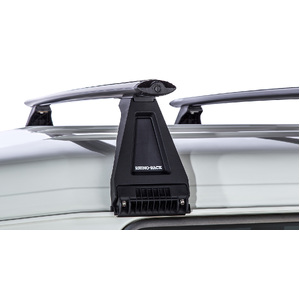Rhino-Rack Vortex RL210 Black 3 Bar Roof Rack for TOYOTA Land Cruiser 78 Series Troop Carrier 2DR 4WD (03/2007-Current) - JA2777