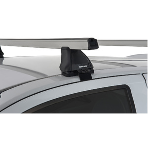 Rhino-Rack JA3170 Heavy Duty 2500 Silver 2 Bar Roof Rack for HOLDEN Colorado 4DR Ute (1/12 to 12/20) Crew Cab