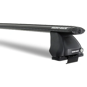 Rhino-Rack JA4072 Vortex 2500 Black 1 Bar Roof Rack for CHEVROLET Silverado 1500 Gen3 Crew Cab 4DR Ute (01/2014-12/2018)
