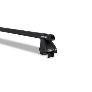 Rhino-Rack JA4868 Heavy Duty 2500 Black 2 Bar Roof Rack for RAM 1500 4DR Ute (1/11 On) Quad Cab (Smaller rear doors)