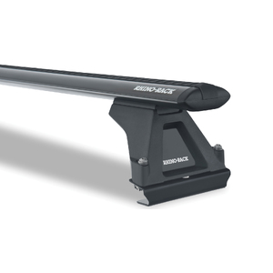 Rhino-Rack Vortex RLTF Black 2 Bar Roof Rack (Mid/Rear) for HYUNDAI iLoad 2DR Van (01/2008-12/2021) - JA5751