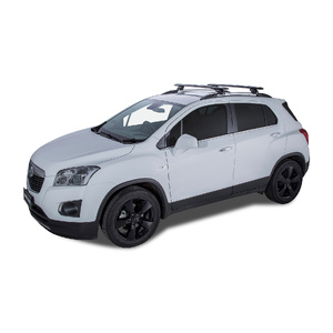 Rhino-Rack Vortex SX Black 2 Bar Roof Rack for HOLDEN Trax TJ With Roof Rails 4DR SUV (08/2013-Current) - JA6020