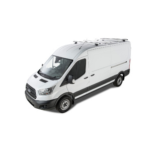 Rhino-Rack JA6334 Heavy Duty RLTP Silver 2 Bar Roof Rack for FORD Transit 2DR Van (1/14 On) LWB (Mid/High Roof)
