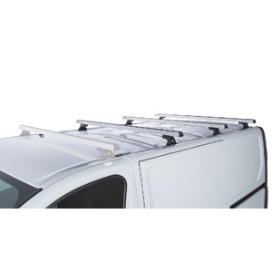 Rhino-Rack JA7928 Heavy Duty RLT600 Silver 3 Bar Roof Rack (MF/MR/R) for RENAULT Trafic X82 2DR Van (5/15 On) SWB (Low Roof)