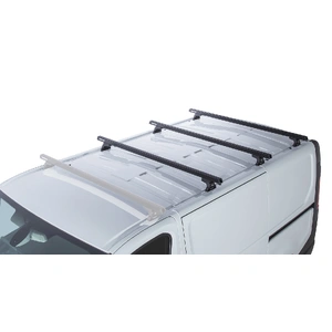 Rhino-Rack JA7929 Heavy Duty RLT600 Black 3 Bar Roof Rack (MF/MR/R) for RENAULT Trafic X82 SWB (Low Roof) 2DR Van (05/2015-Current)
