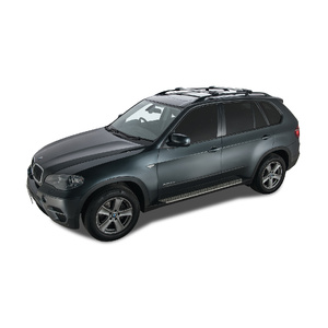 Rhino-Rack Vortex StealthBar Silver 2 Bar Roof Rack for BMW X5 E70 With Raised Rail 5DR SUV (03/2007-10/2013) - JA7952
