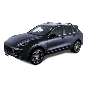 Rhino-Rack JA7969 Vortex StealthBar Black 2 Bar Roof Rack for PORSCHE Cayenne 958 With Roof Rails 4DR SUV (07/2010-05/2018)