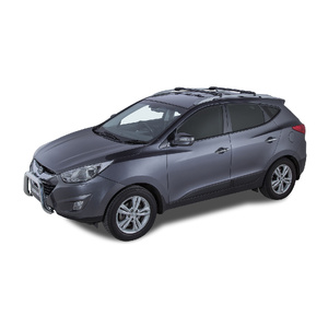 Rhino-Rack Vortex StealthBar Black 2 Bar Roof Rack for TOYOTA Rav4 ACA33R With Roof Rails 4DR SUV (02/2006-11/2012) - JA7970