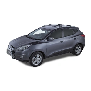 Rhino-Rack JA7970 Vortex StealthBar Black 2 Bar Roof Rack for TOYOTA Prado 120 Series With Roof Rails 5DR 4WD (03/2003-11/2009)