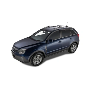 Rhino-Rack JA7973 Vortex StealthBar Black 2 Bar Roof Rack for HOLDEN Captiva MaXX 4DR SUV (01/2006-11/2009)