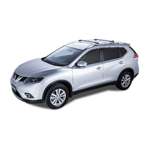 Rhino-Rack Vortex StealthBar Black 2 Bar Roof Rack for NISSAN X-Trail Gen3 T32 With Roof Rails 5DR SUV (01/2014-12/2022) - JA7973