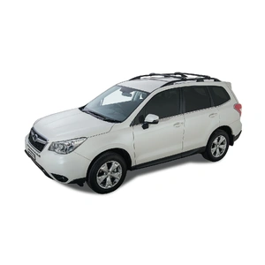 Rhino-Rack JA7973 Vortex StealthBar Black 2 Bar Roof Rack for SUBARU Forester Gen4 SJ With Roof Rails 5DR SUV (02/2013-08/2018)