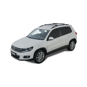 Rhino-Rack JA7975 Vortex StealthBar Black 2 Bar Roof Rack for VOLKSWAGEN Tiguan With Roof Rails 4DR SUV (05/2008-08/2016)