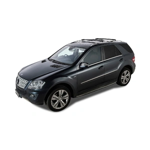 Rhino-Rack JA7978 Vortex StealthBar Black 2 Bar Roof Rack for MERCEDES BENZ M Class W164 With Roof Rails 4DR SUV (09/2005-03/2012)