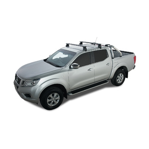 Rhino-Rack Vortex 2500 Black 1 Bar Roof Rack for NISSAN Navara (post facelift) NP300 Dual Cab 4DR Ute (01/2021-Current) - JA8013