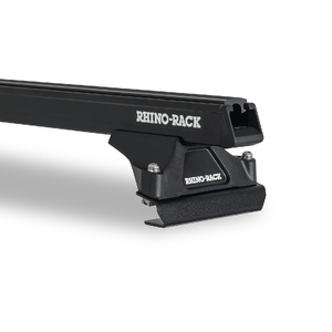 Rhino-Rack Heavy Duty RLTF Black 1 Bar Roof Rack for ISUZU N-Series Flat Roof 4DR Truck (01/1986-Current) - JA8035