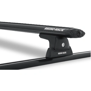 Rhino-Rack JA8121 Vortex RLT600 Trackmount Black 2 Bar Roof Rack for TOYOTA Tundra Gen2 Crew Max 4DR Ute (01/2007-12/2021)