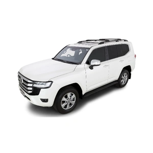 Rhino-Rack JA8344 Vortex StealthBar Black 2 Bar Roof Rack for TOYOTA Land Cruiser 300 Series With Raised Rail 5DR 4WD (01/2021-Current)