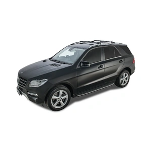 Rhino-Rack JA8344 Vortex StealthBar Black 2 Bar Roof Rack for MERCEDES BENZ M Class W166 With Roof Rails 4DR SUV (04/2012-09/2015)