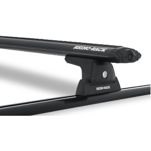 Rhino-Rack Vortex RLT600 Trackmount Black 2 Bar Roof Rack for TOYOTA Estima 4DR Van (01/2001-12/2005) - JA8346