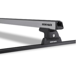 Rhino-Rack JA8720 Heavy Duty RLT600 Trackmount Silver 1 Bar Roof Rack for FORD F250 4DR Ute (1/08 to 12/15) Crew Cab