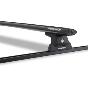Rhino-Rack JA8723 Vortex RLT600 Trackmount Black 2 Bar Roof Rack for FORD F350 Crew Cab 4DR Ute (01/2008-Current)