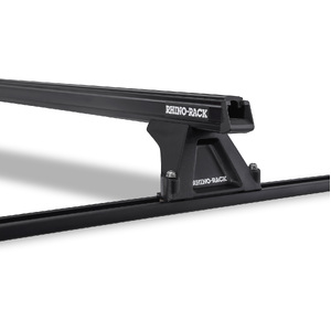 Rhino-Rack Heavy Duty RLTF Trackmount Black 2 Bar Roof Rack for HOLDEN Combo SB 2DR Van (03/1996-08/2002) - JA8734