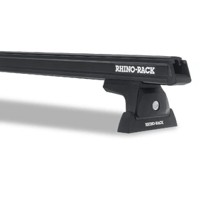 Rhino-Rack JA9094 Heavy Duty RLT600 Black 2 Bar Roof Rack for VOLKSWAGEN Transporter Crewvan T6 SWB (Standard Roof) 5DR Van (12/2015-Current)