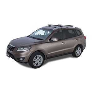 Rhino Vortex SX Black 2 Bar Roof Rack for FORD Mondeo MB/MC 4dr Wagon (Roof Rails) 7/09 to 3/12