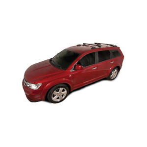 Rhino Vortex SX Black 2 Bar Roof Rack for PEUGEOT 207  4dr Wagon (Roof Rails) 10/07 to 9/12