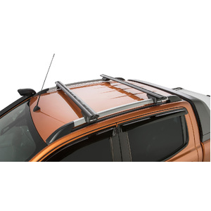 Rhino-Rack JA9141 Vortex SX Black 2 Bar Roof Rack for FORD Ranger 4DR Ute (1/12 to 12/22) Double Cab (With Roof Rails)