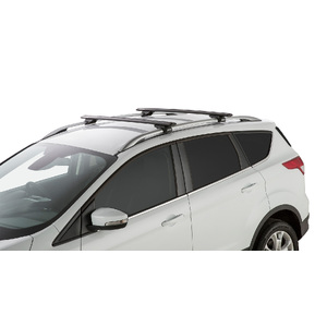 Rhino-Rack JA9141 Vortex SX Black 2 Bar Roof Rack for FORD Kuga 4DR SUV (5/13 to 12/16) With Roof Rails