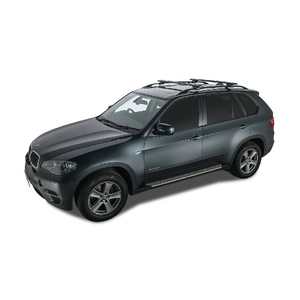 Rhino-Rack JA9141 Vortex SX Black 2 Bar Roof Rack for BMW X5 4DR SUV (3/07 to 10/13) With Raised Rail