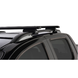 Rhino Vortex SX Black 2 Bar Roof Rack for MERCEDES BENZ E Class S211 4dr Wagon (Roof Rails) 9/02 to 2/10