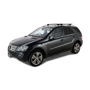 Rhino-Rack JA9141 Vortex SX Black 2 Bar Roof Rack for MERCEDES BENZ M Class 4DR SUV (9/05 to 3/12) With Roof Rails