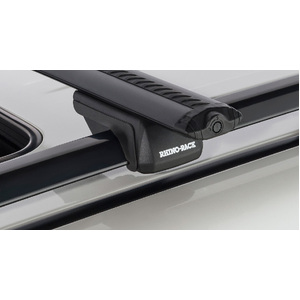 Rhino-Rack JA9141 Vortex SX Black 2 Bar Roof Rack for MITSUBISHI Pajero 4DR 4WD (11/06 On) LWB (With Roof Rails)