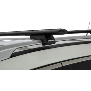 Rhino-Rack JA9141 Vortex SX Black 2 Bar Roof Rack for NISSAN X-Trail 5DR SUV (1/14 to 12/22) With Roof Rails