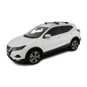 Rhino-Rack JA9141 Vortex SX Black 2 Bar Roof Rack for NISSAN Qashqai 5DR SUV (1/14 to 12/23) With Roof Rails