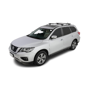 Rhino-Rack JA9141 Vortex SX Black 2 Bar Roof Rack for NISSAN Pathfinder 5DR SUV (1/13 to 12/22) With Raised Rail