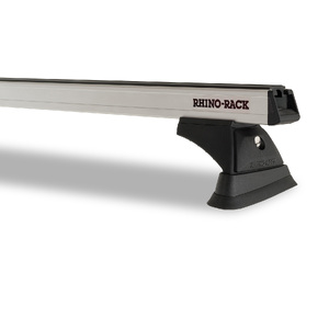 Rhino HD RCH Silver 2 Bar Roof Rack for RENAULT Kangoo X76 1st Gen 2dr Van  9/04 to 11/10