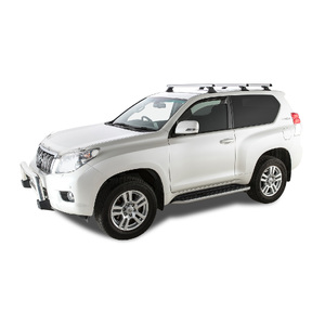 Rhino HD RCH Silver 3 Bar Roof Rack for TOYOTA Prado 150 Series 3dr 4WD  11/09 On