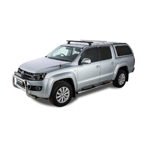 Rhino-Rack JA9466 Heavy Duty RCH Black 1 Bar Roof Rack (Front) for VOLKSWAGEN Amarok 2H Dual Cab 4DR Ute (01/2011-12/2023)